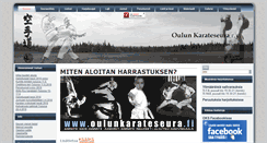 Desktop Screenshot of oulunkarateseura.fi